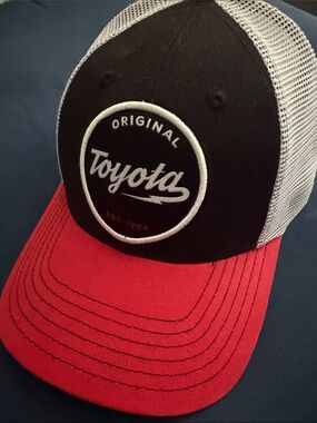 Toyota Original Trucker Hat - Black, Red & White